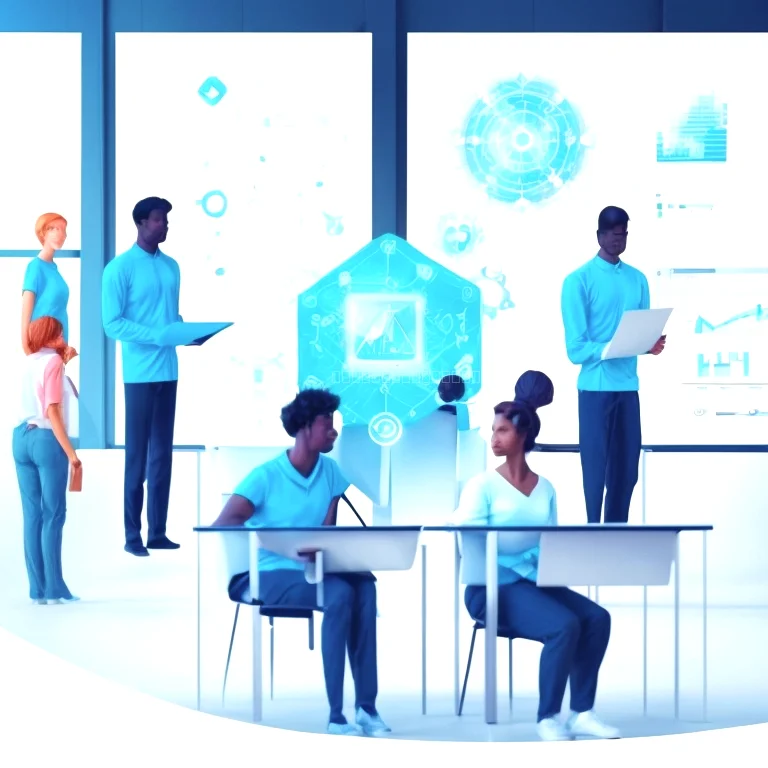 Equipe multidisciplinaire de formateurs IA